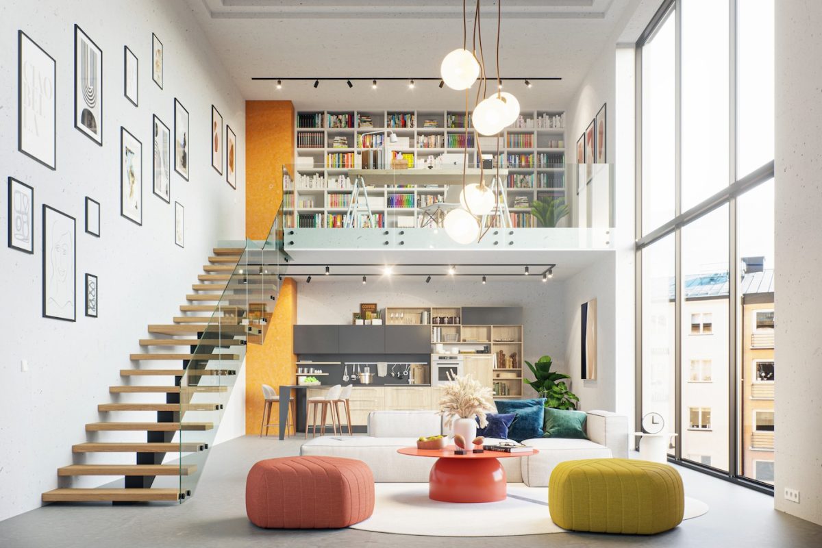 Loft for a designer